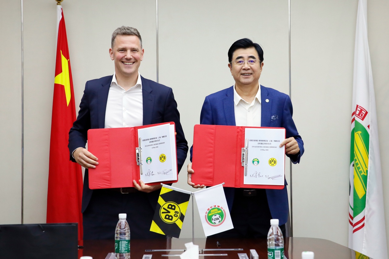 中国足协与多特蒙德签署青训备忘录,宋凯强调施拉普纳以来历史传承
